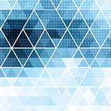 Blue triangle design placeholder for no image available